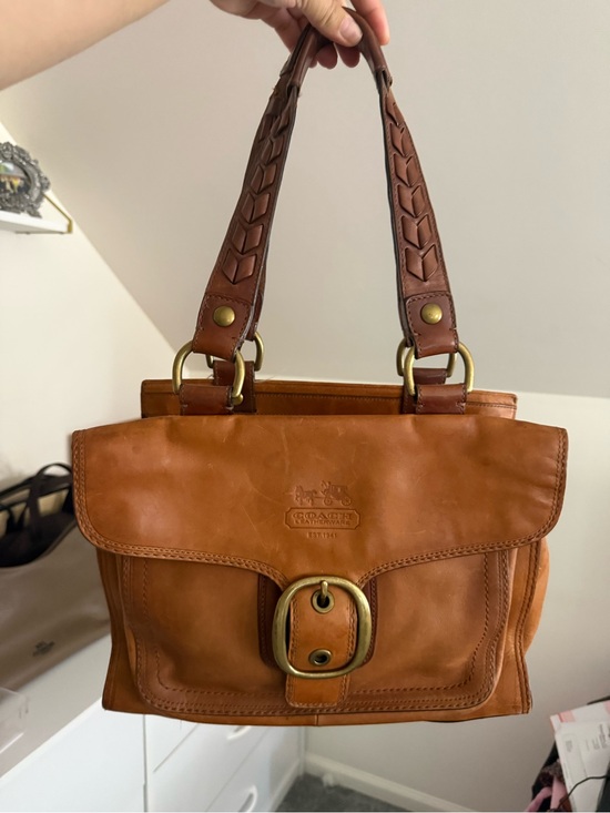 Coach Handbags - Coach Bleecker Tattersall Whipstitched Hand Bag